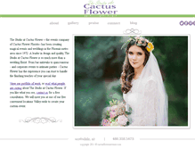 Tablet Screenshot of cactusflowerevents.com